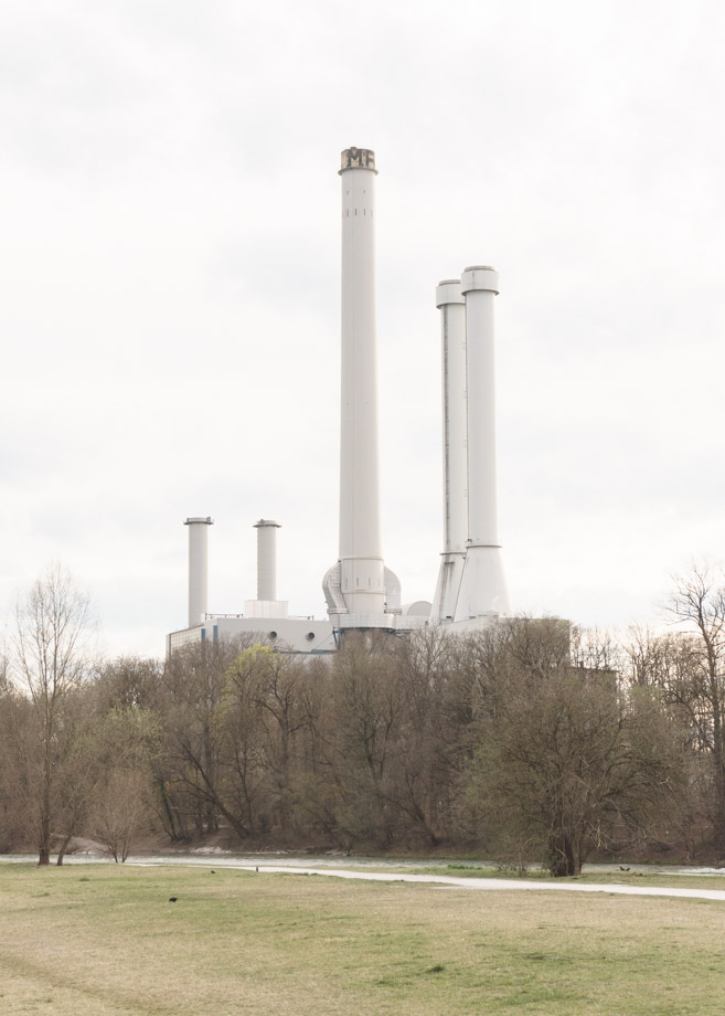 Heizkraftwerk Süd München von Nordosten
