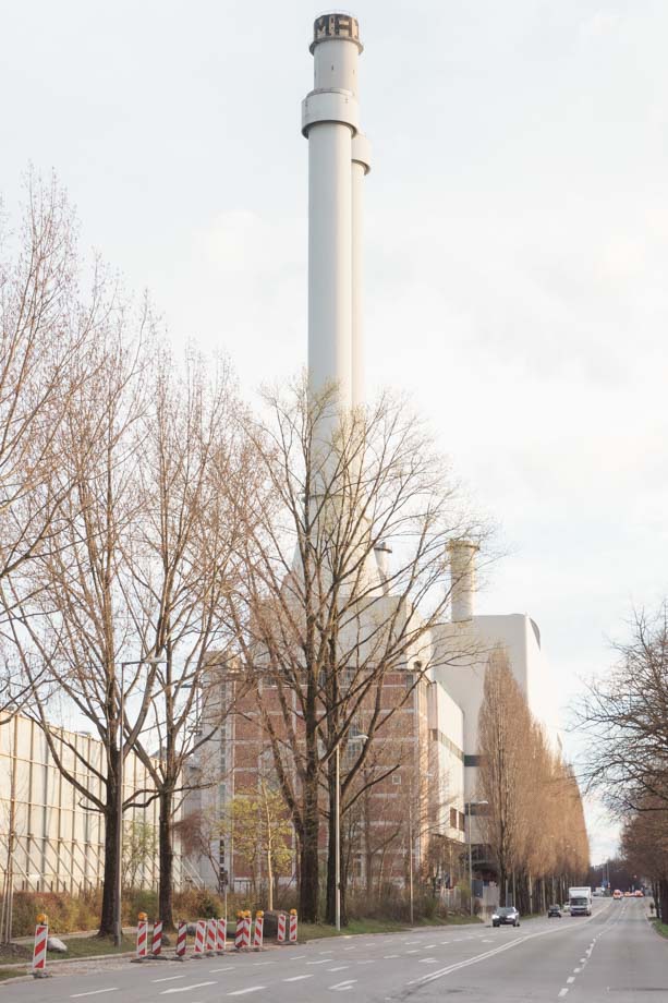 Heizkraftwerk Süd München von Nordwesten