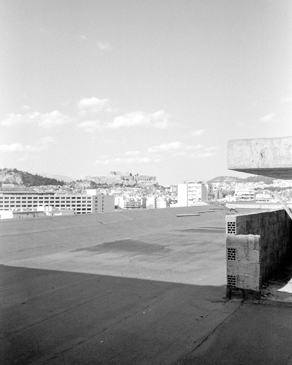 Akropolis vom Dach